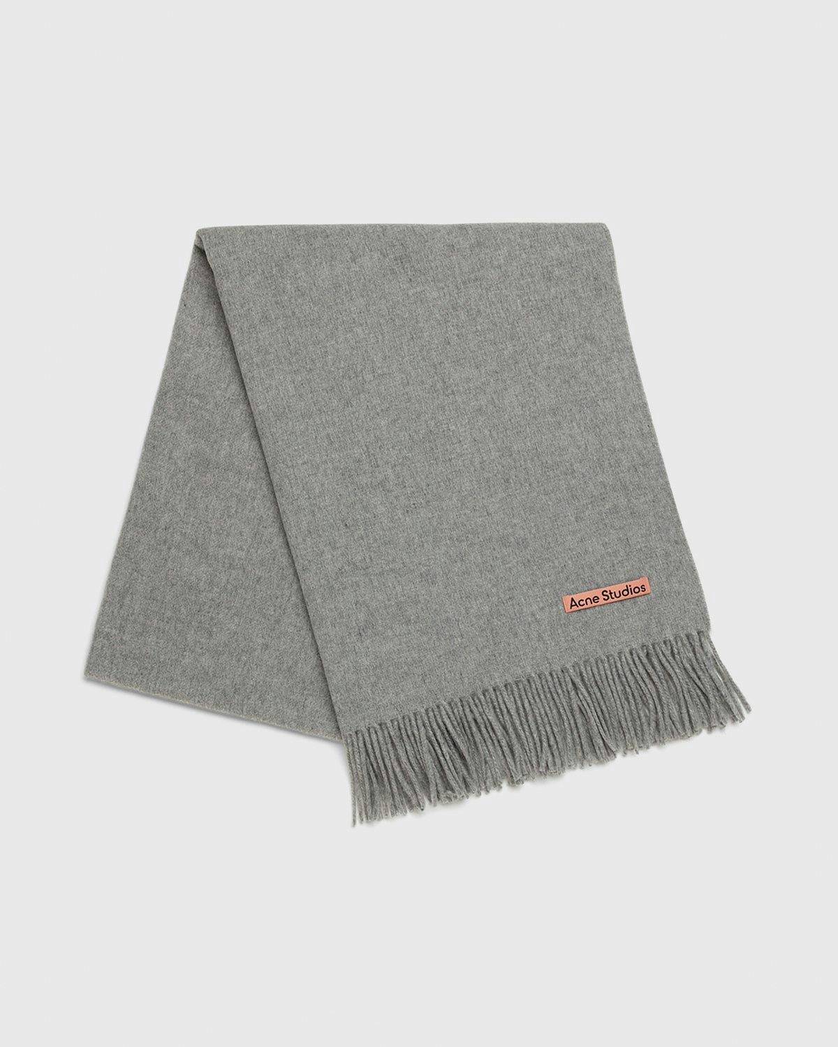 Acne Studios - Canada New Scarf Light Grey Melange - Accessories - Grey - Image 1