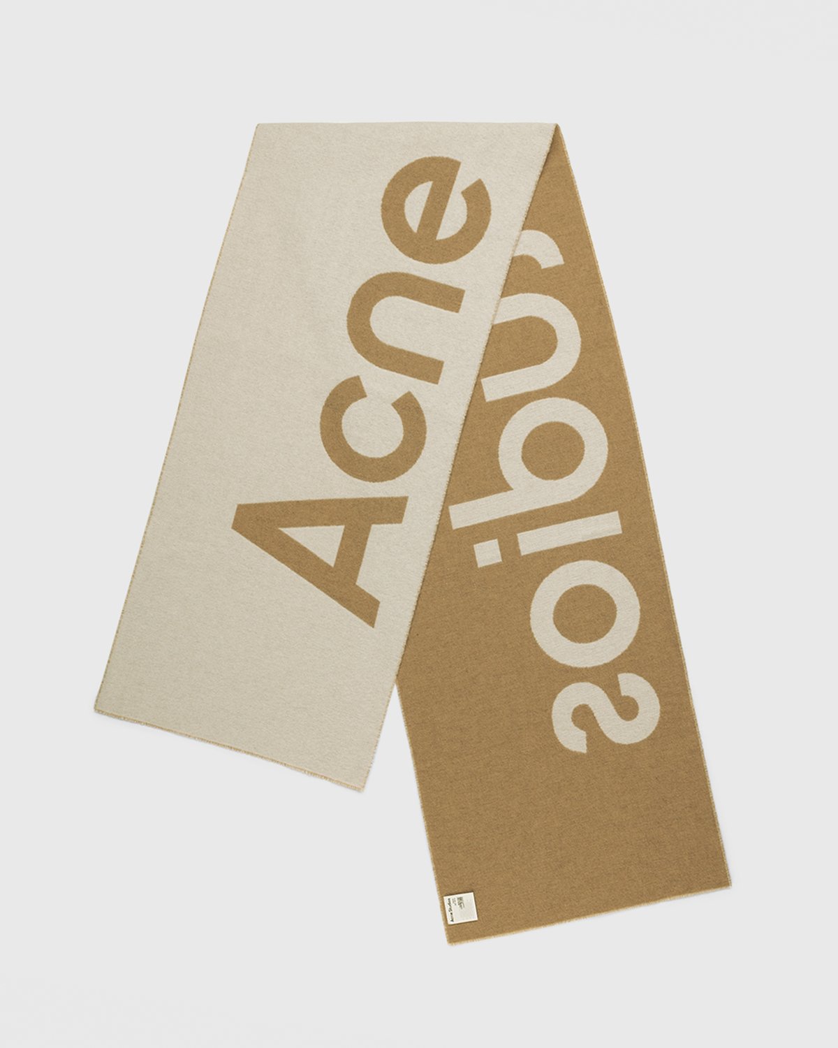 Acne Studios - Toronto Logo Scarf Brown - Accessories - Brown - Image 1