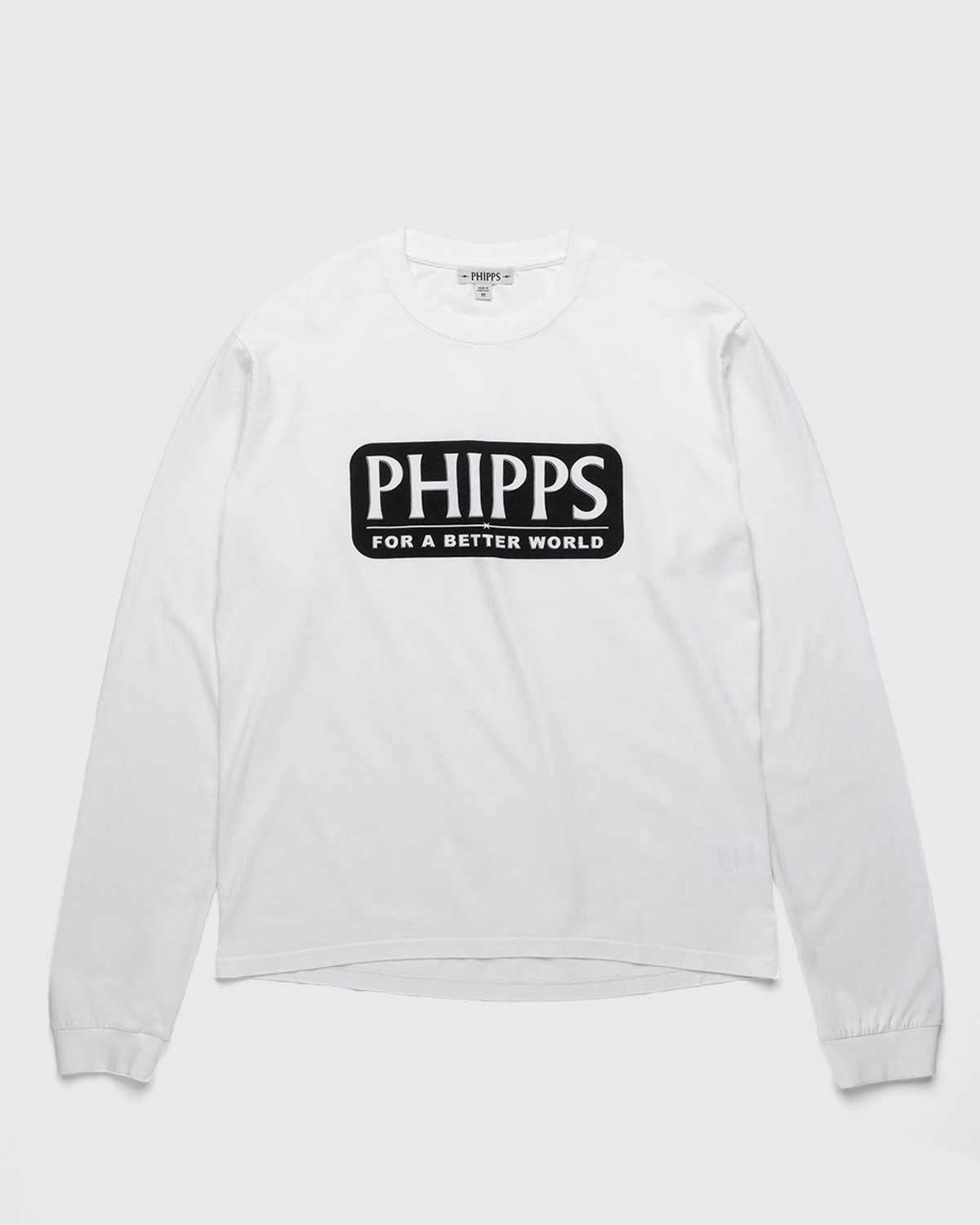 Phipps - Logo Longsleeve White - Clothing - White - Image 1
