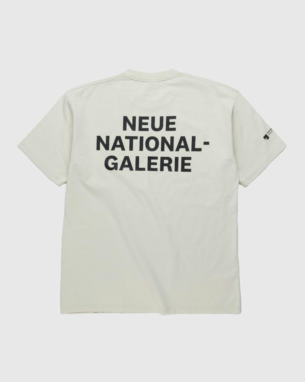 Highsnobiety - Neue National Galerie T-Shirt Eggshell - Clothing - Beige - Image 1