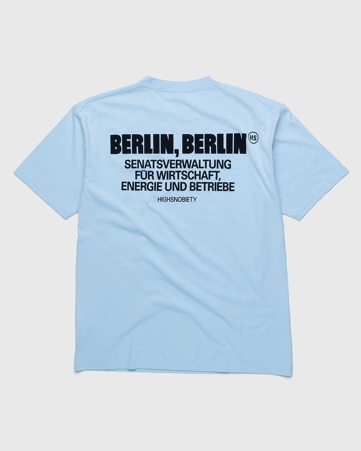 Highsnobiety - Berlin Berlin 2 T-Shirt Blue - Clothing - Blue - Image 1