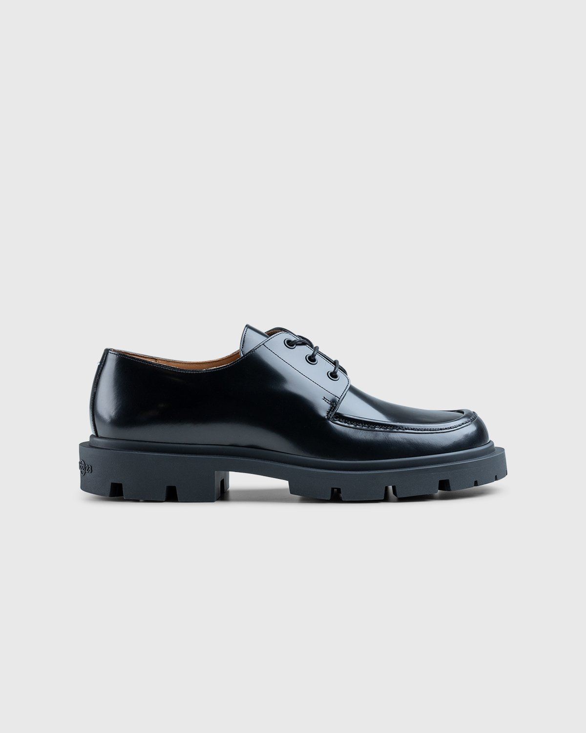 Maison Margiela - Cleated Sole Shoes Black - Footwear - Black - Image 1