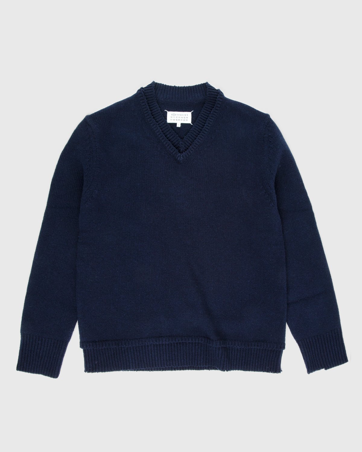 Maison Margiela - Sweater Navy - Clothing - Blue - Image 1