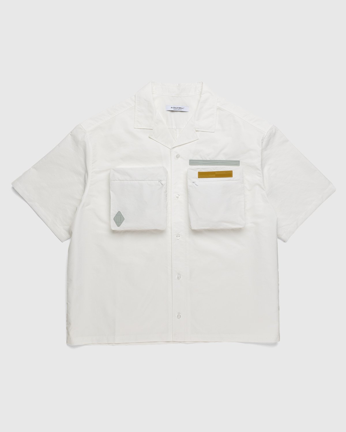 A-Cold-Wall* - Cuban Collar Shirt White - Clothing - White - Image 1