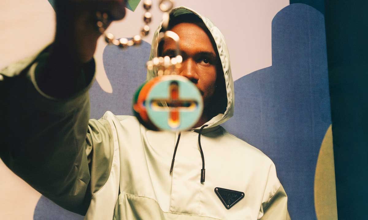 frank ocean prada collaboration collection bag belt jacket anorak