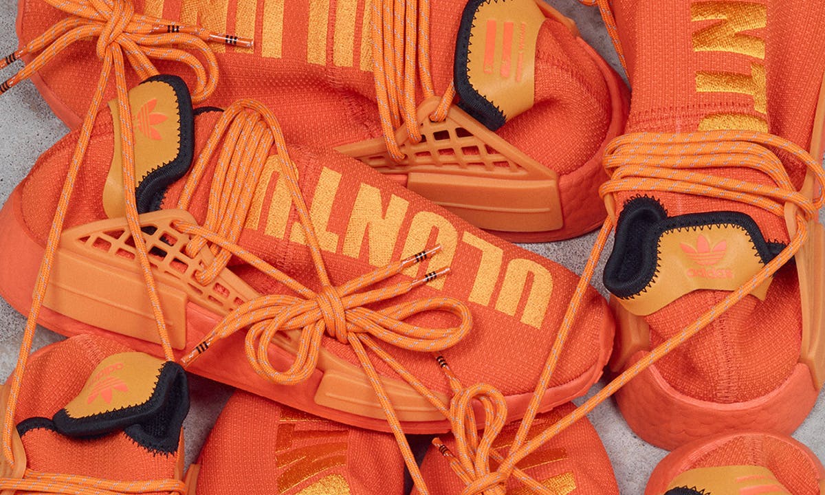 Adidas x Pharrell Williams Hu NMD Ntwrk Sneakers - Orange