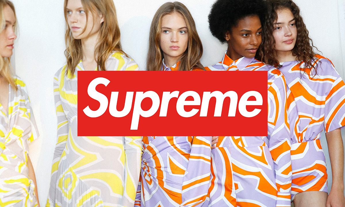 Supreme x Emilio Pucci: A First Look At The Collaboration In All Its  Colourful Glory