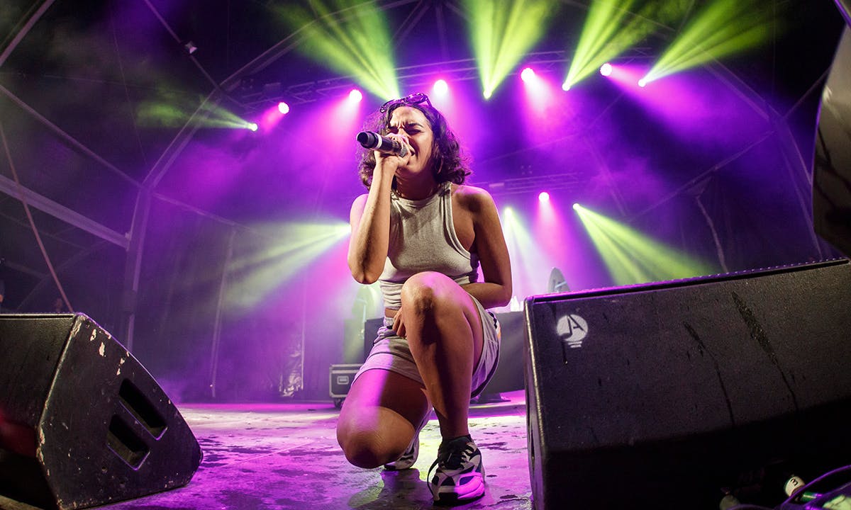 Princess Nokia performing