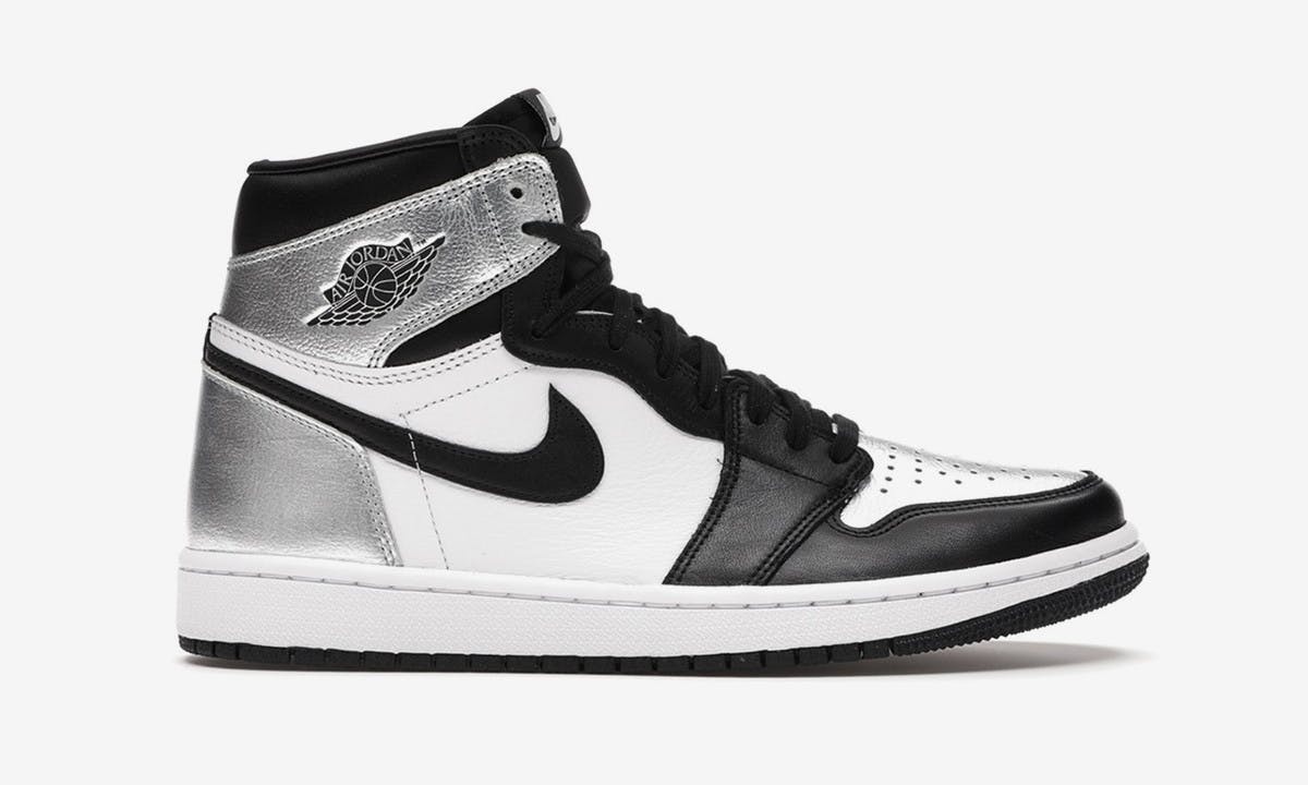 nike air jordan 1 silver toe