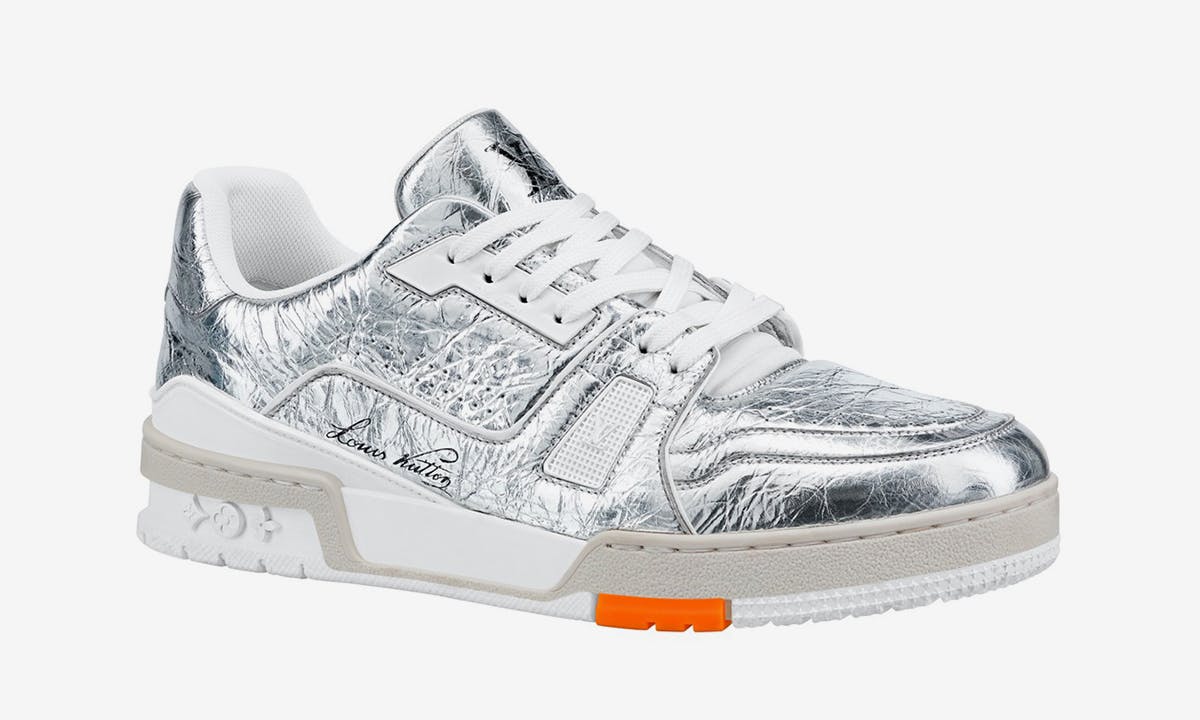 Louis Vuitton LV Trainer Metallic Silver: Official Release Info