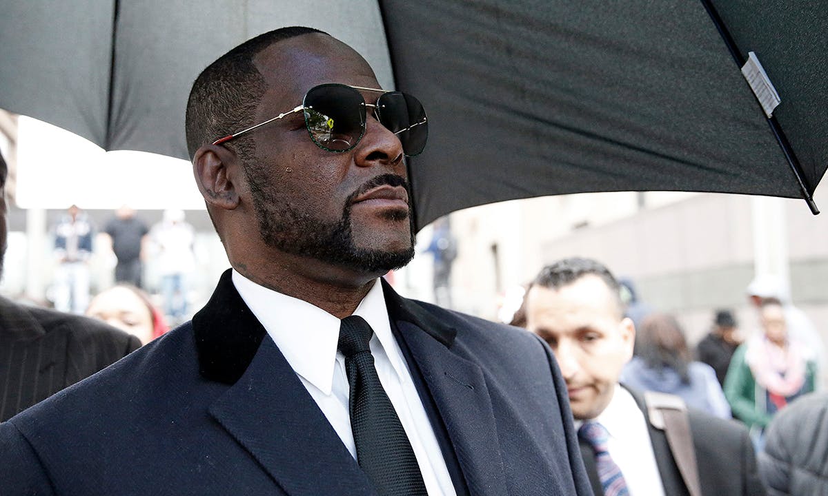 R. Kelly sunglasses suit