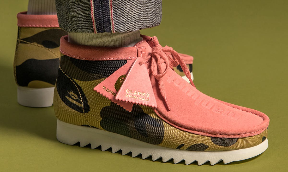 BAPE x Clarks Wallabee