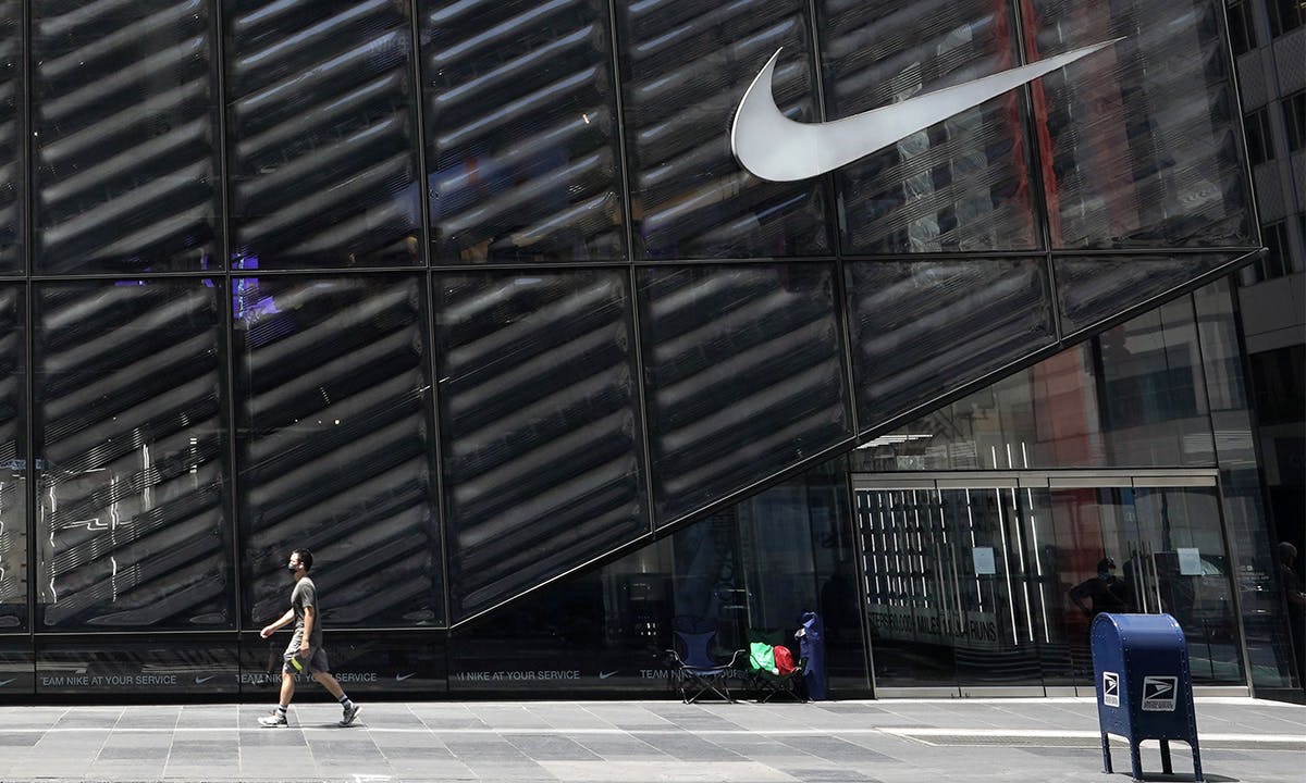 Facade of Nike building