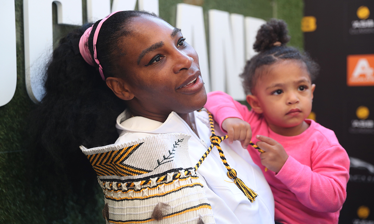 Serena Williams and daughter