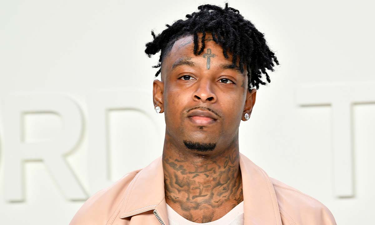 21 Savage attends the Tom Ford AW20 Show at Milk Studios