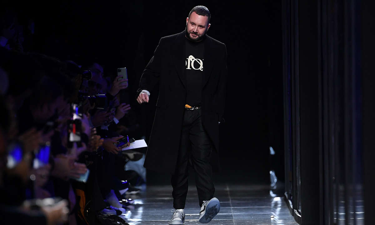 Fashion designer Kim Jones walks the runway during the Dior Homme Menswear Fall/Winter 2020-2021 show