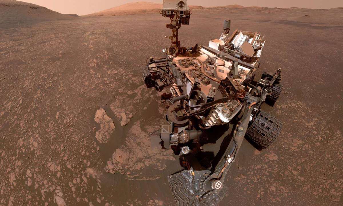 Curiosity rover Mars