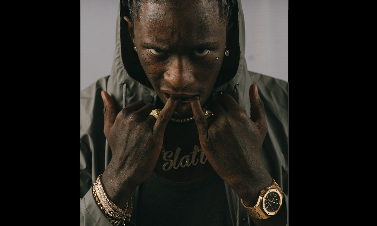 portrait of young thug