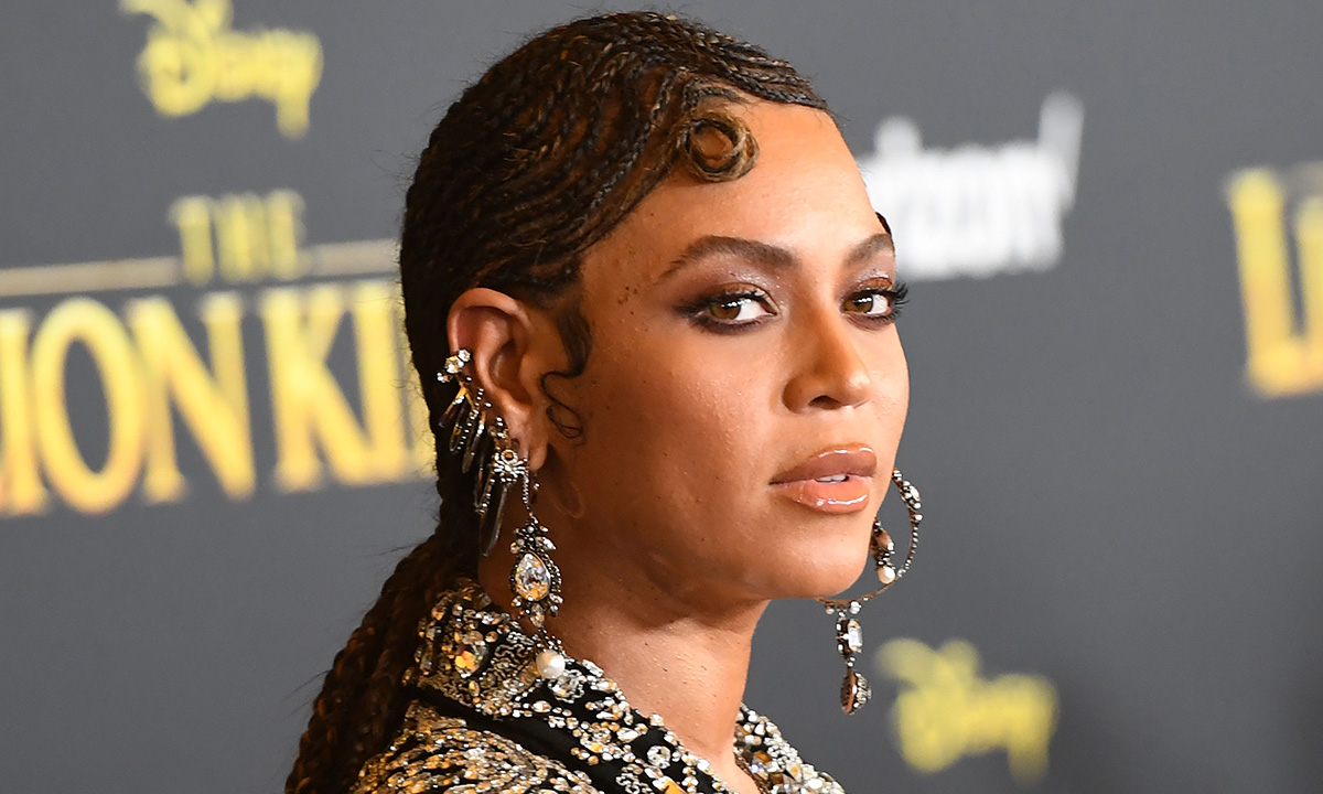 Beyonce arrives for the world premiere of Disney's "The Lion King"