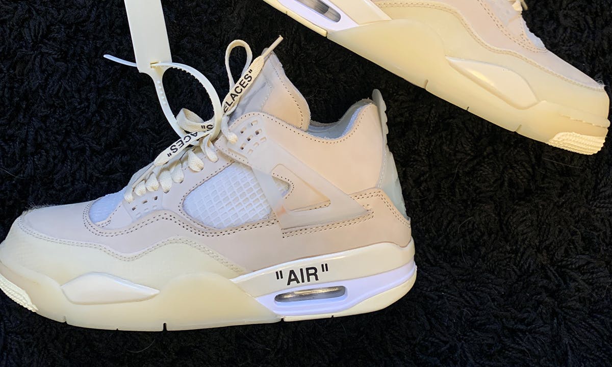 Off-White™ x Air Jordan 4 "Sail"