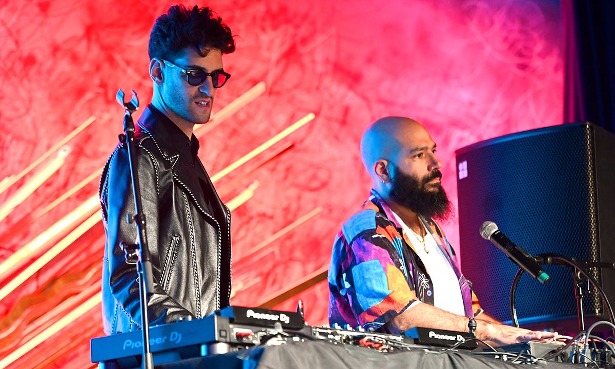 Chromeo performing
