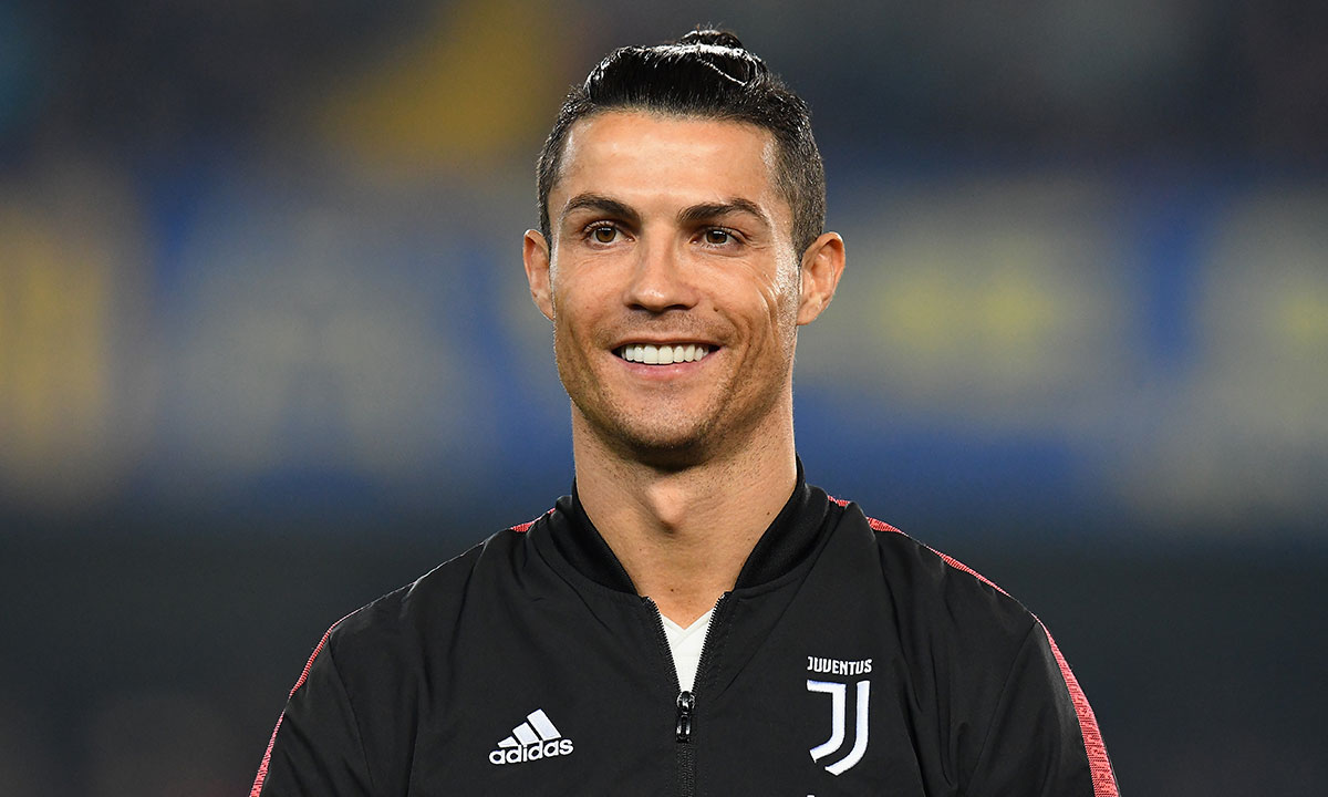 Cristiano Ronaldo of Juventus looks on during the Serie A match between Hellas Verona and Juventus