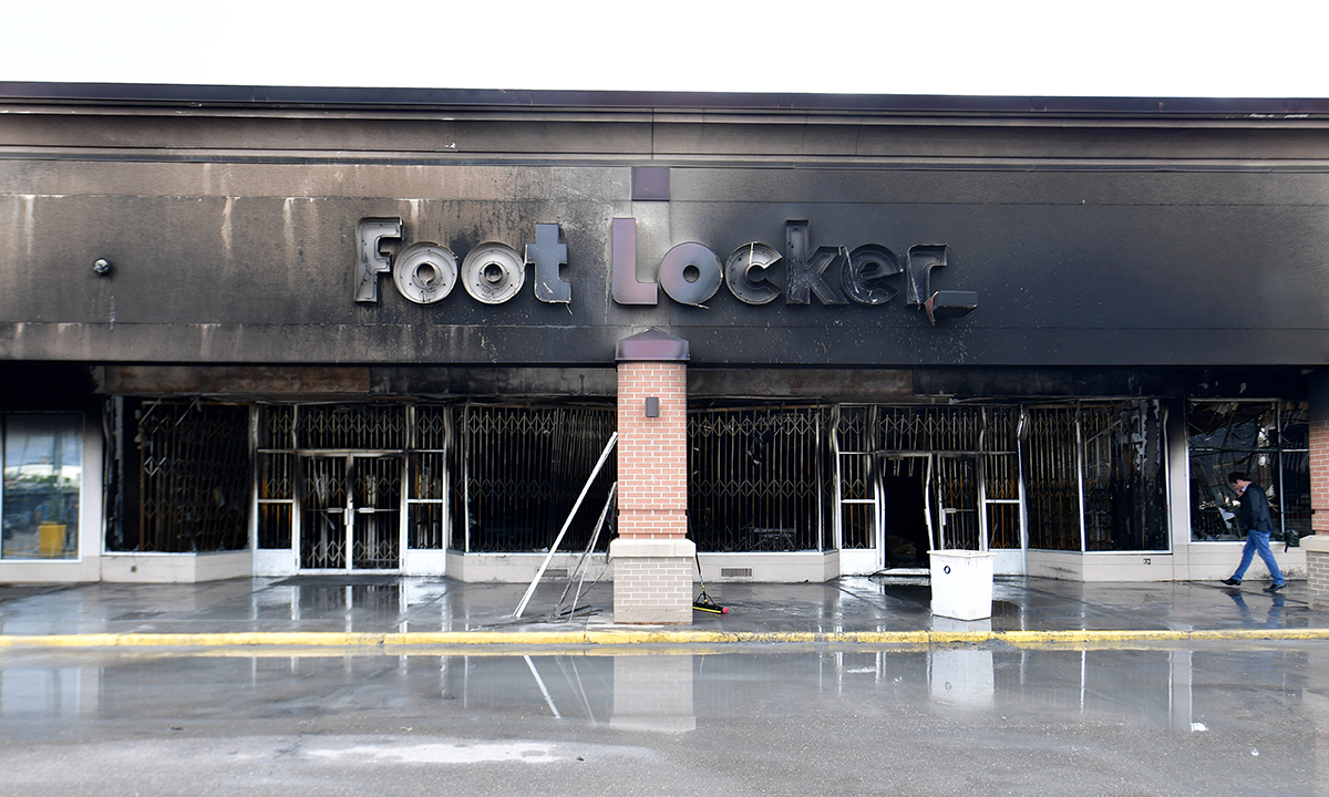 burnt footlocker store front