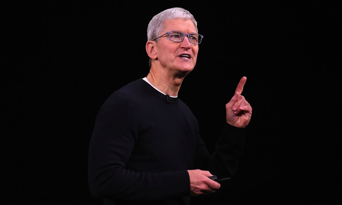 Tim Cook speaking