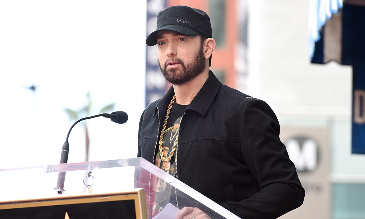 Eminem speaking