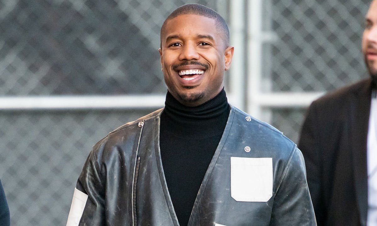 Michael B. Jordan is seen at 'Jimmy Kimmel Live'