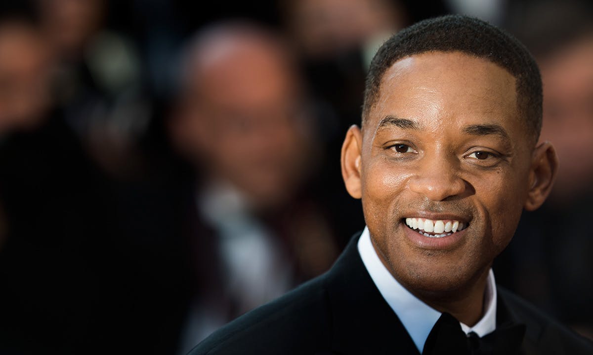 Will Smith smiling red carpet