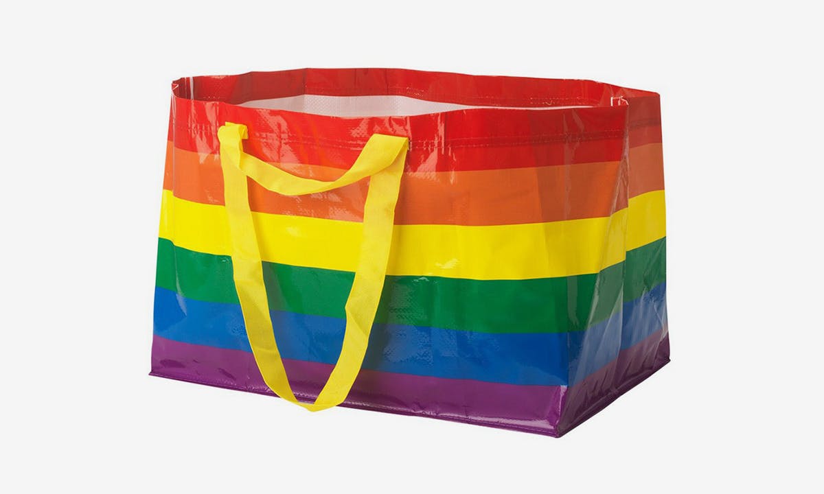 IKEA rainbow FRAKTA bag