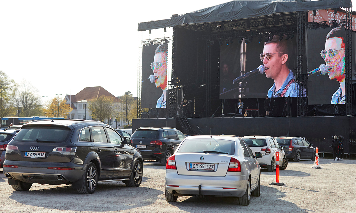 Drive-in concert Denmark