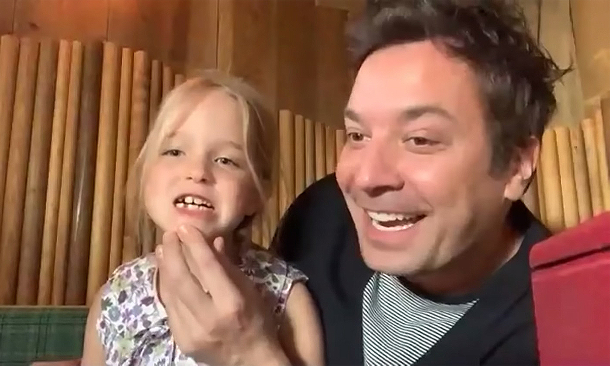 Jimmy Fallon and daughter
