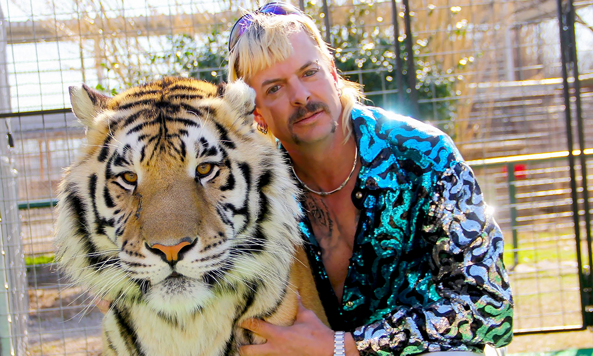 Joe exotic with tiger