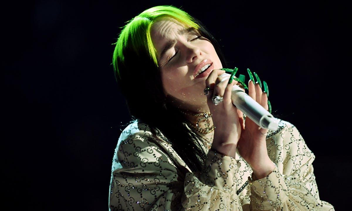 Billie Eilish performs onstage during the 62nd Annual GRAMMY Awards