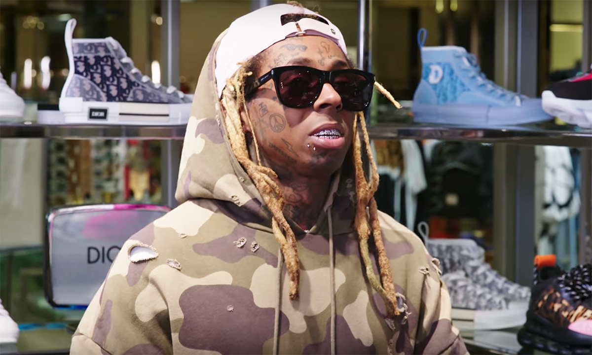 Lil Wayne Sneaker Shopping