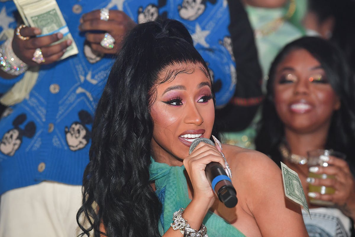 Cardi B attends the Million Dollar Bowl a