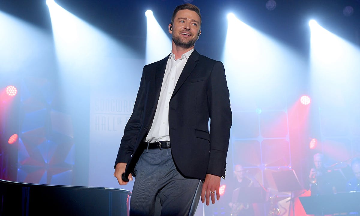 Justin Timberlake performing