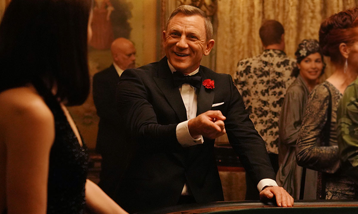 Daniel Craig during the "James Bond Scene" sketch on Saturday Night Live