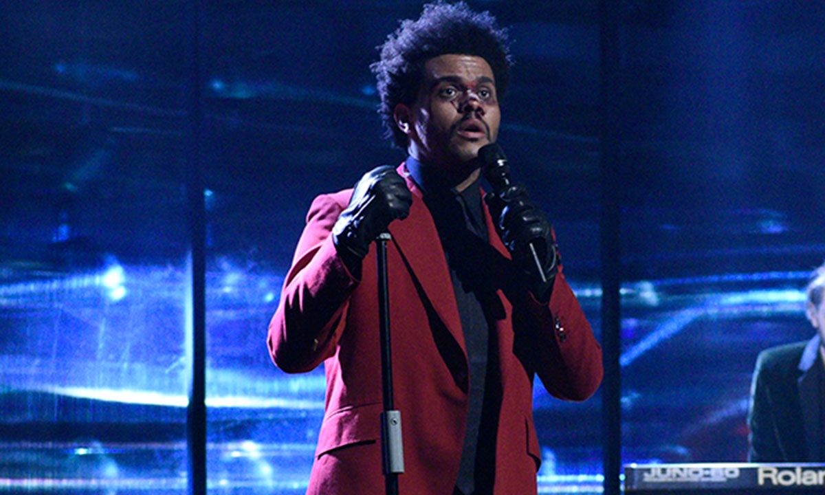 The Weeknd performs on Saturday Night Live