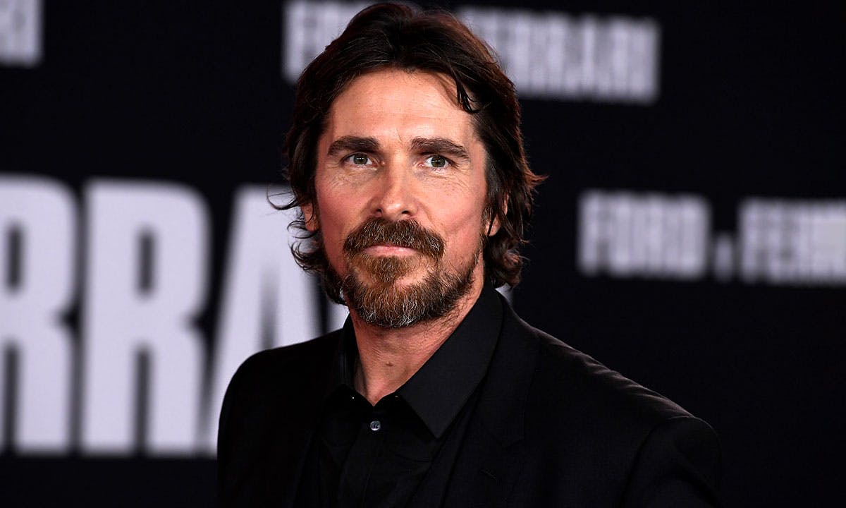 Christian Bale attends the Premiere Of FOX's "Ford V Ferrari"