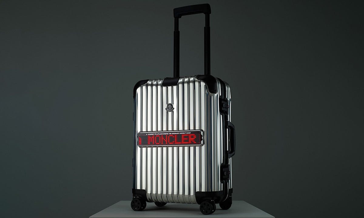 Moncler x RIMOWA "Reflection" luggage