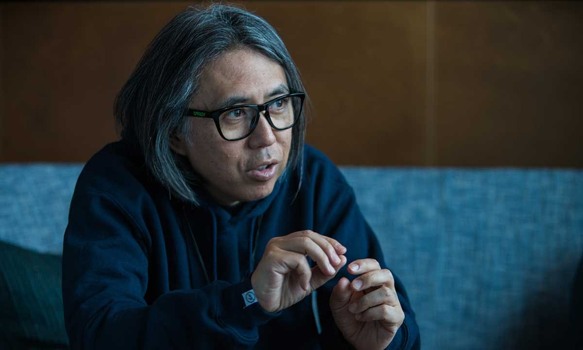 Hiroshi Fujiwara talking