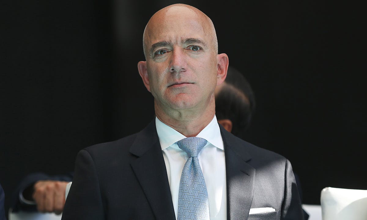 Jeff Bezos suit and tie