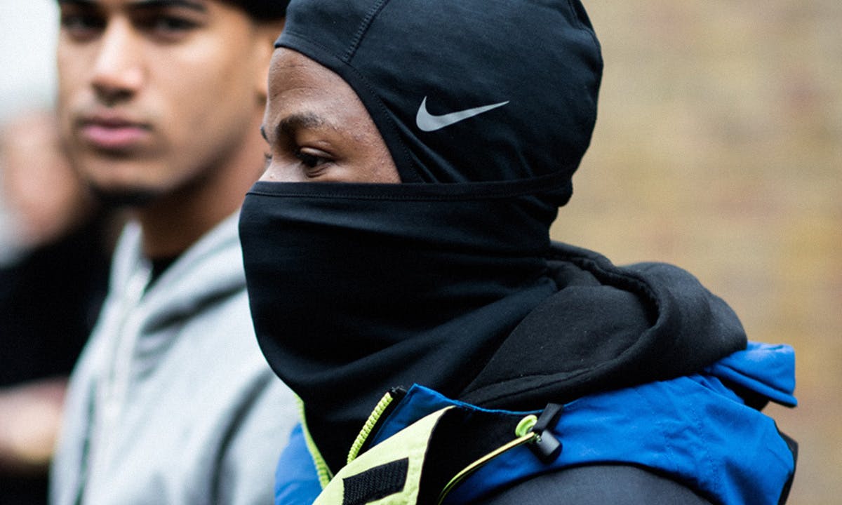 Man in Nike Balaclava