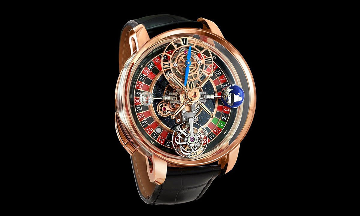 Buy Original Astronomia Casino With Black Diamond Outer Rim Watch With  Bitcoin