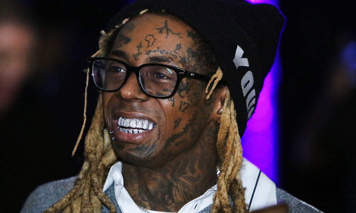 Lil Wayne smiling