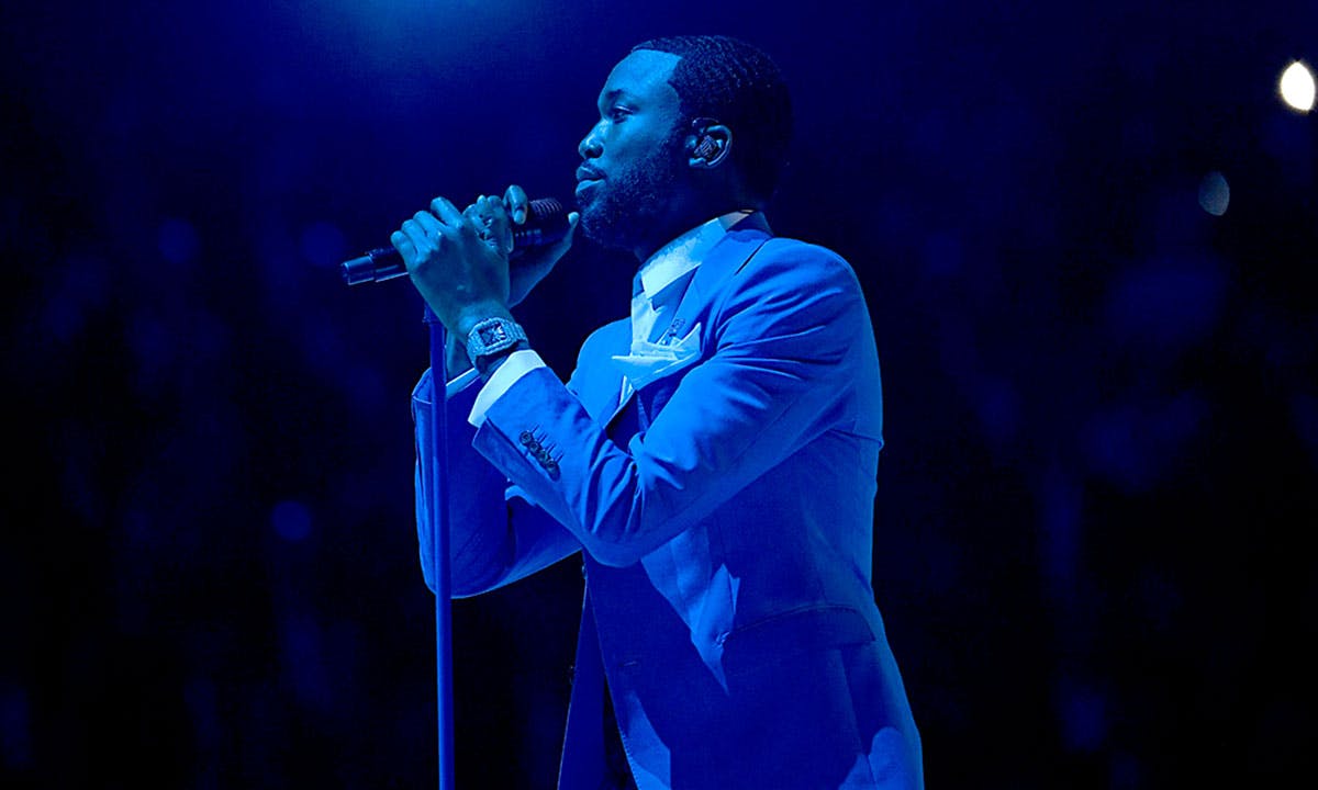 Meek Mill performs onstage during the 62nd Annual GRAMMY Awards