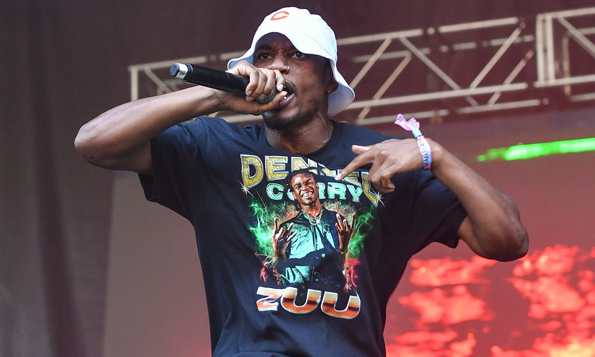 Denzel Curry performs during 2019 Lollapalooza at Grant Park